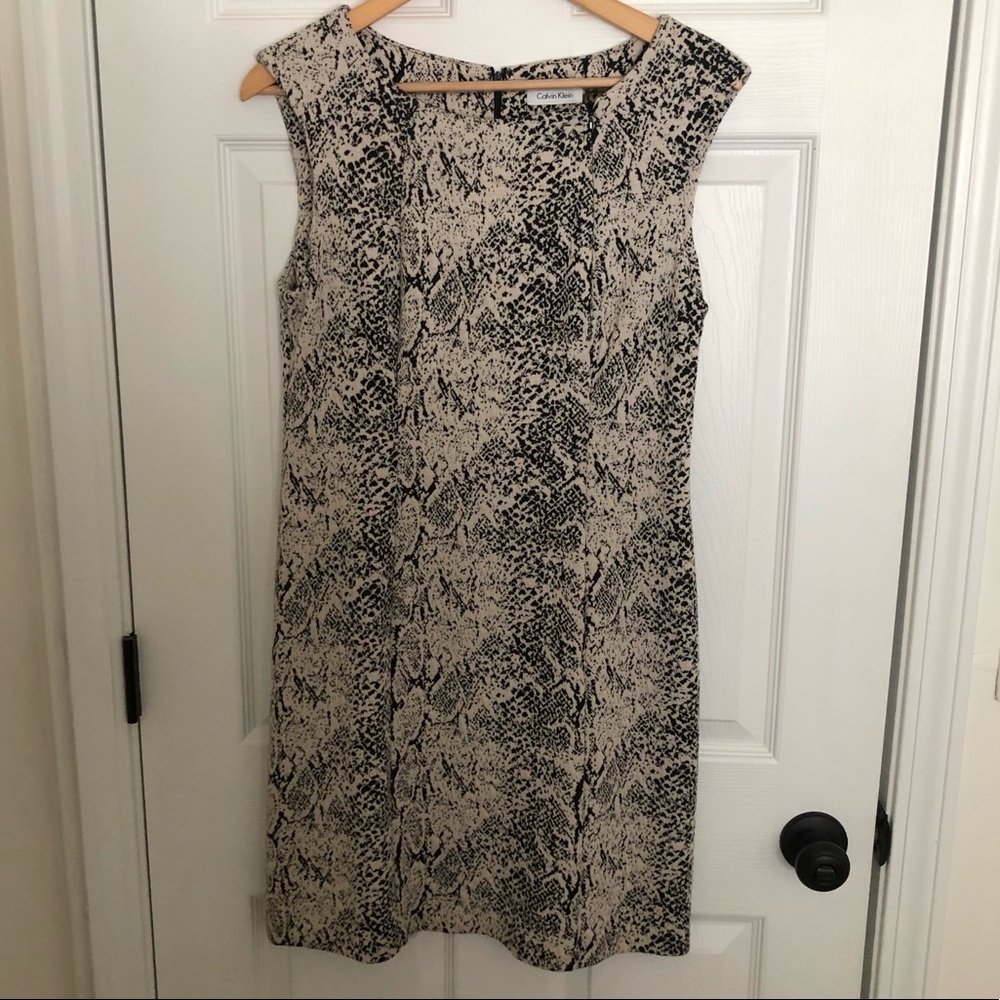 Calvin Klein | Printed A-line Sheath